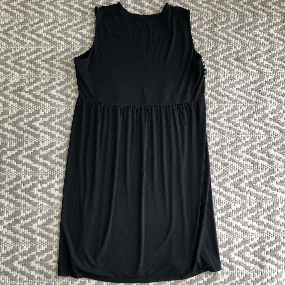 J Jill Wearever Collection sleeveless smocked bodice size large dress - Picture 7 of 7